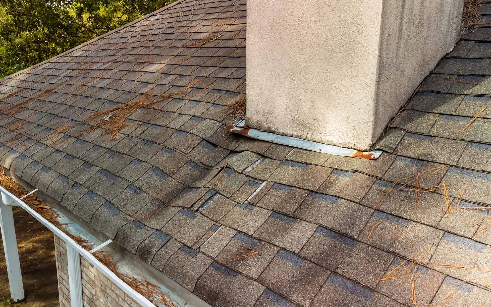 Water-Damaged Chimney
